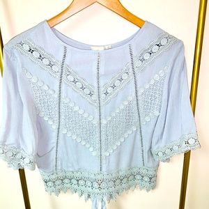 Boho Crop Top with lace